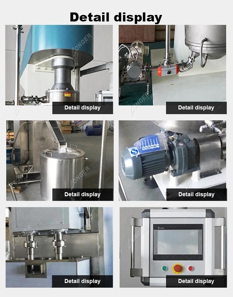LG-Cqm250 25-20um Chocolate Ball Refiner Chocolate Ball Mill Refiner