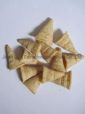 Double Screw Extruder/Fried Triangle Snack Food Processing Line