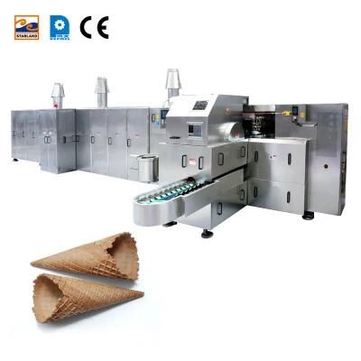 Electric Ice Cream Cone Machine Commercial Crispy Waffle Baker
