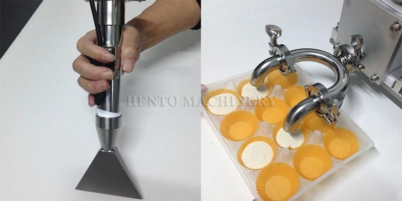 Easy Operation Chocolate Cream Filling Machine / Jam Filling Machine for Bread / Cream Butter Stuffing Bread Filling Machine