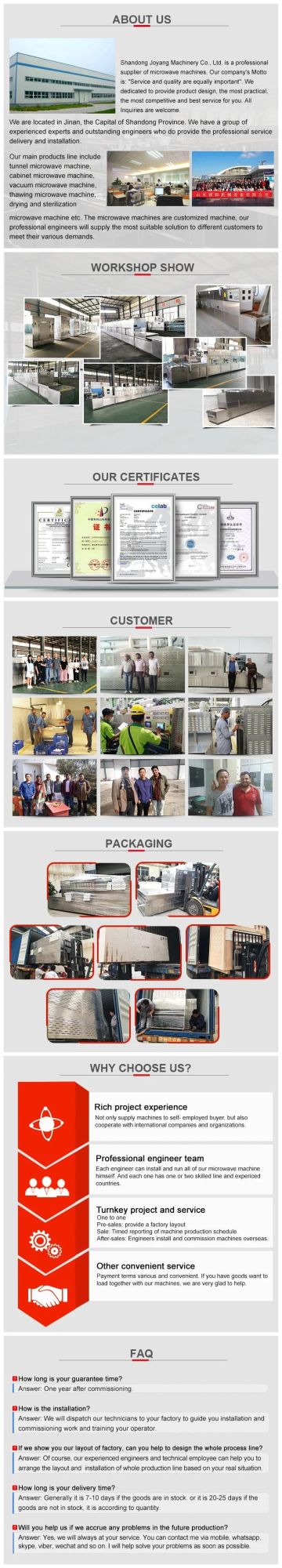 Stainless Steel Seafood Shrimp Microwave Drying Sterilization Machine