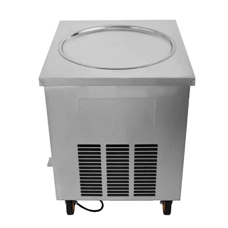 Top Desktop Fried Ice Cream Machine Single Tank Roll Ice Cream Machine
