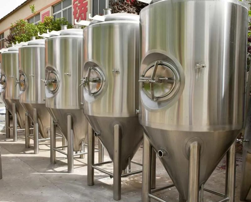 500L Beer Fermenter Conical Cooling Fermentation Tank