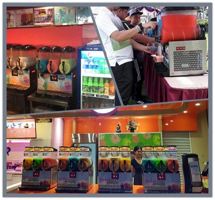 2 Bowls Commercial Tank Slush Drink Machine Malaysia