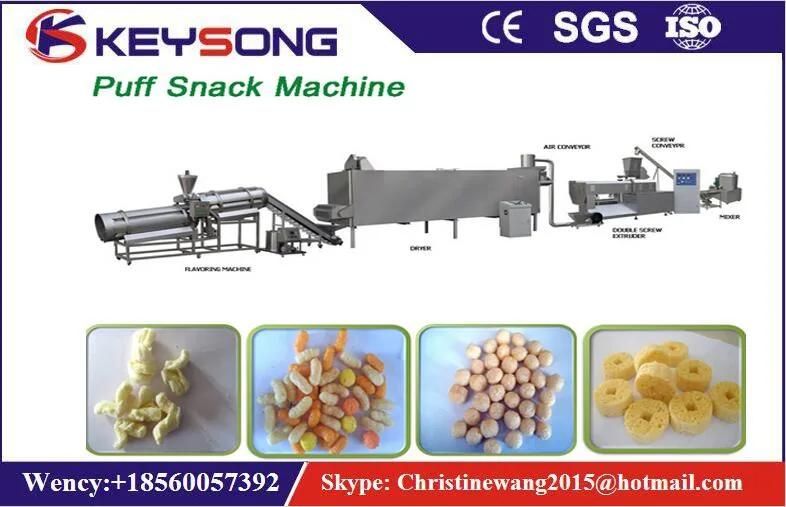 Puff Corn Snack Processing Plant