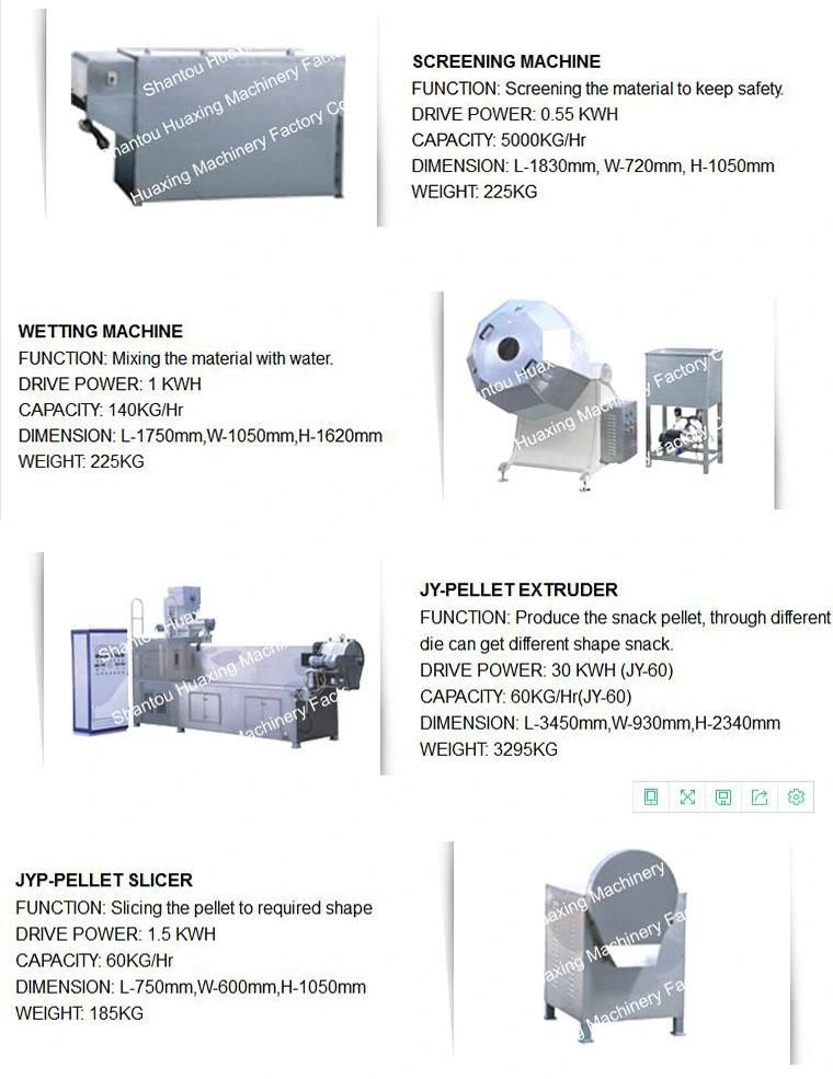 3D Snack Pellets Automatic Pani Puri Making Machine Extruder
