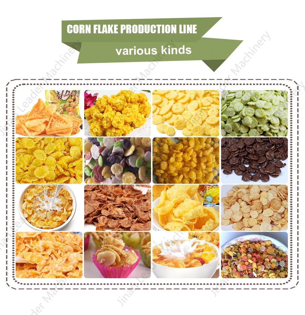 Multi-Function Corn Flakes Puffed Corn Snacks Making Machine with Ce