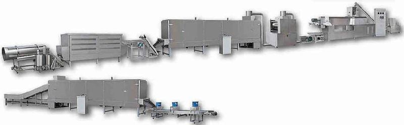 Full Automatic Crispy Corn Flakes Breakfast Cereals Food Making Machine