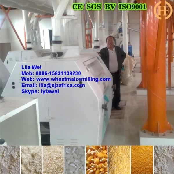 European Standard 200t/24h Maize Milling Machine
