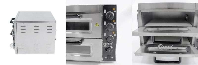110V 220V Electric Pizza Oven Best Commercial Use Baking Stones Pizza Cooker Oven Professional Pizza Oven for Sale