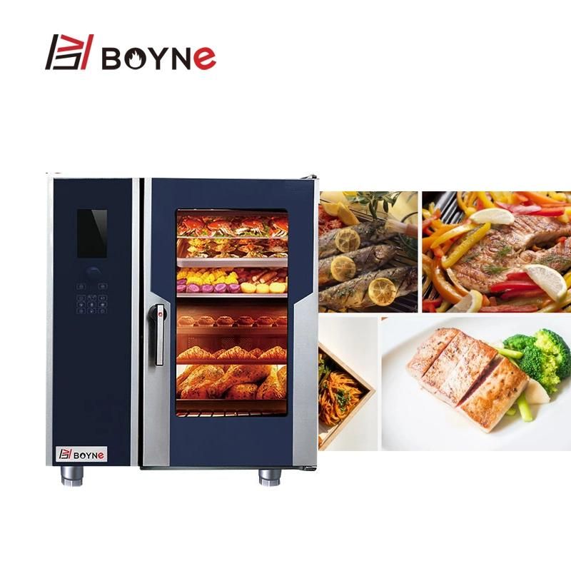 Stainless Steel Elctric LCD Version Combi Oven with Injection