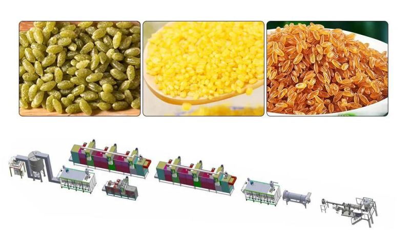 Nutrition Rice Processing Line Artificial Rice Production Line for Factory