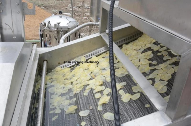 Fully Automatic Frozen French Fries Production Line Poato Chips Manufacturing Machinery