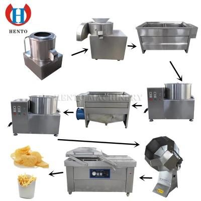 Semi Automatic Stainless Steel French Fries Production Line