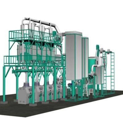 Uganda Maize Meal Fine Flour Production Line Milling Plant