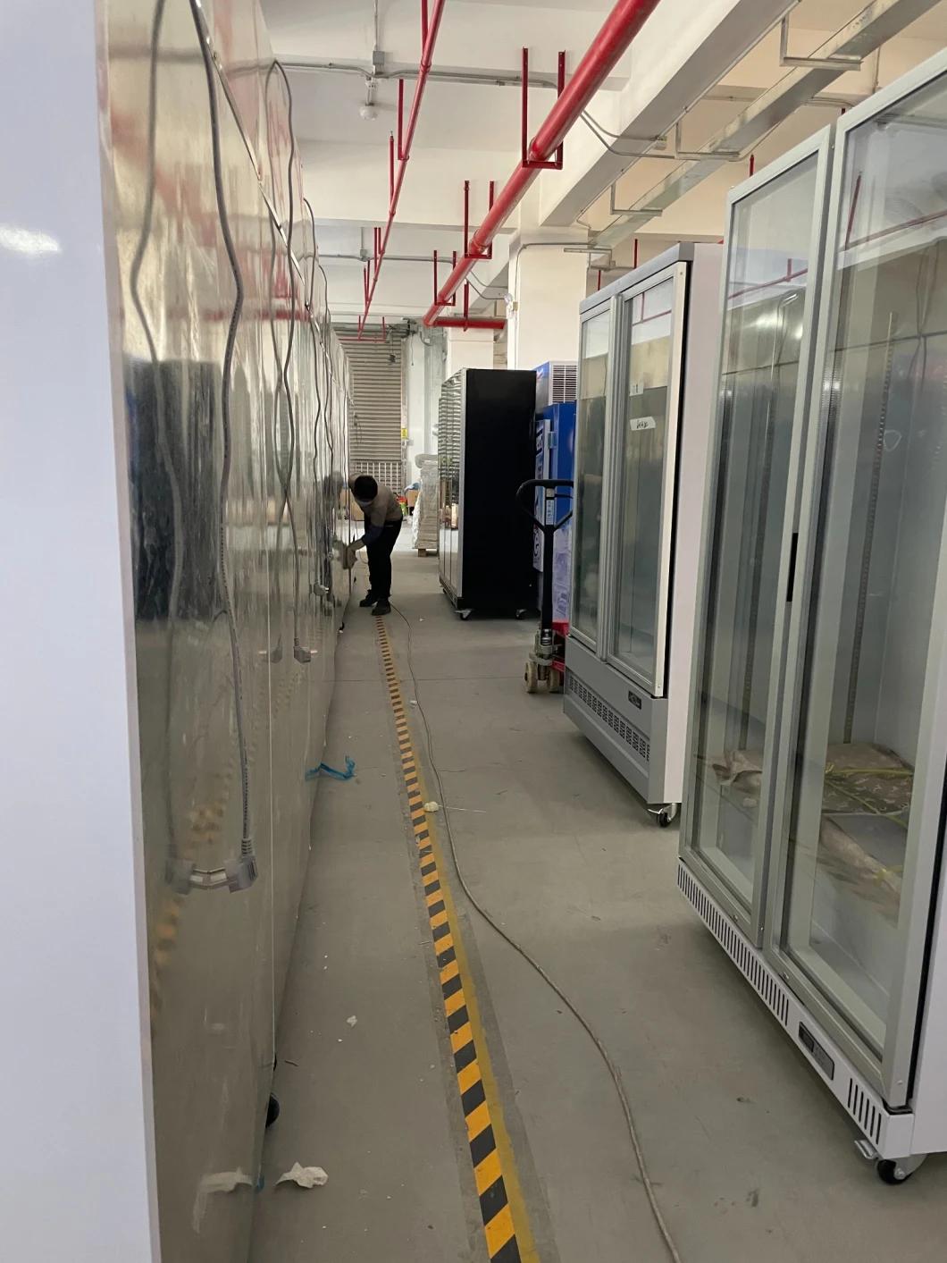High Quality Beverage Cooler Supermarket Commercial Beer Freezer Three Doors Refrigerator