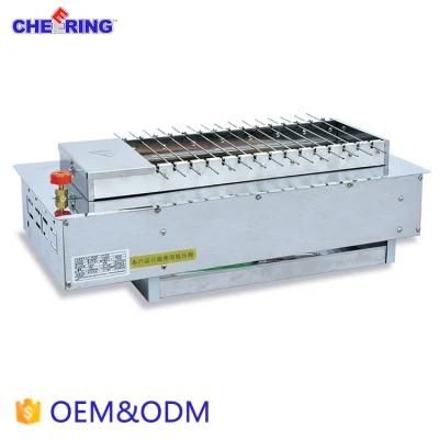GB-700 Gas Conveyor Rotating Barbecue Oven