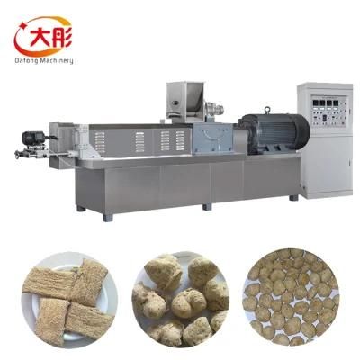 Tsp Soy Nuggets Protein Making Extruder Certificate Soya Nugget Extruder