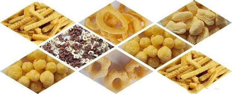 Double Screws Core Filling Snack Production Extruder
