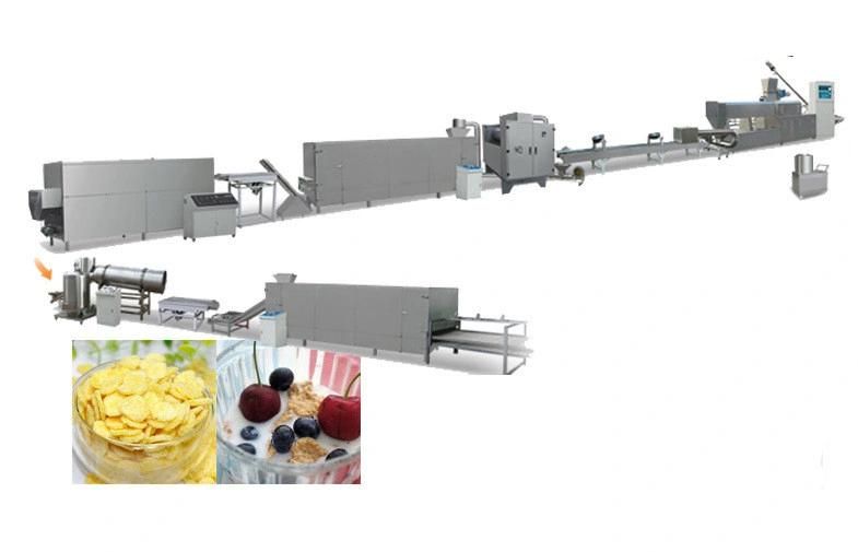 Ce Good Quality Breakfast Cereals Corn Flakes Production Line