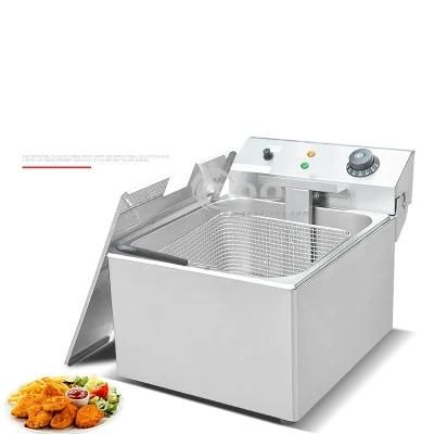 Hot Sale Commercial Cooking Equipment Countertop Fryer Machine Commercial Chips Fryer ...