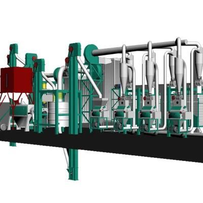 Mozambique Maize Meal Milling Machine for Maize Meal