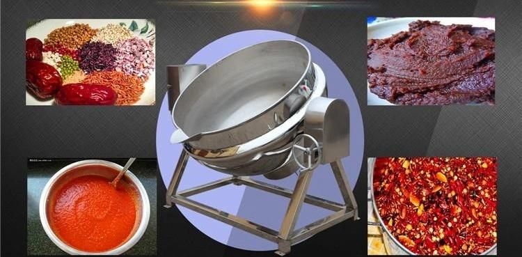 Gas Jacketed Pot 100L Jacket Cook Kettle Cooking Mixer Pot