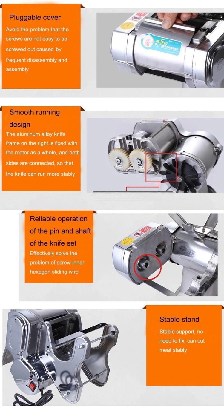 Automatic Meat Slicer Restaurant Meat Shredder Slicer Meat Slicing Machine Meat Cutter Machine