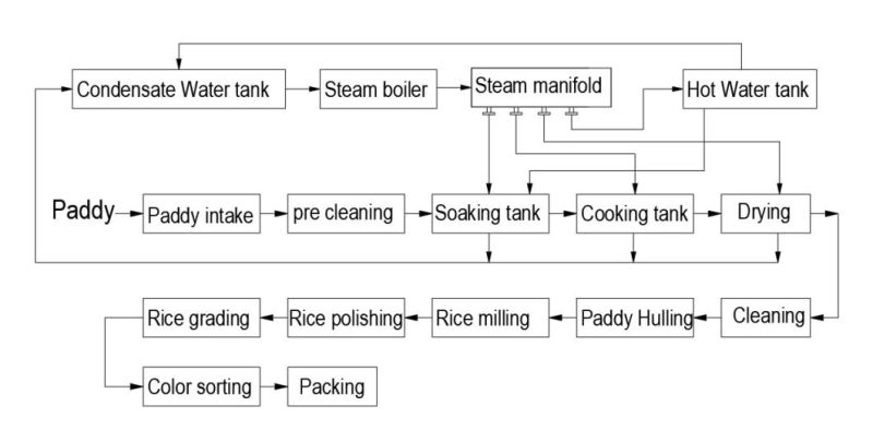20-1000tpd Paddy Parboiling Project