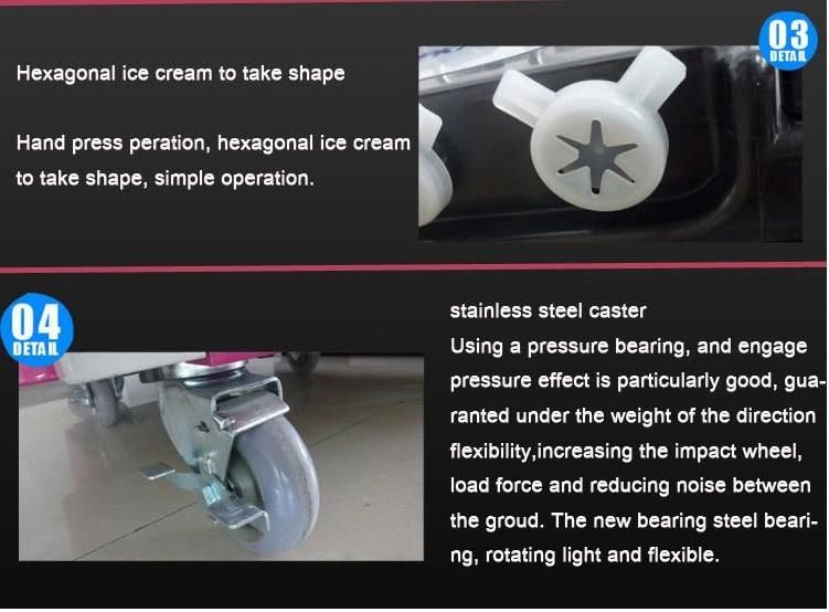 Professional Prep Cooling Ice Cream Machine Bql-368