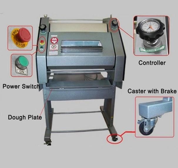 High Quality French Bread Making Machine Baguette Moulder Bakery Bread Maker Long Bread Baking Equipment Hot Dog Bread Dough Moulder
