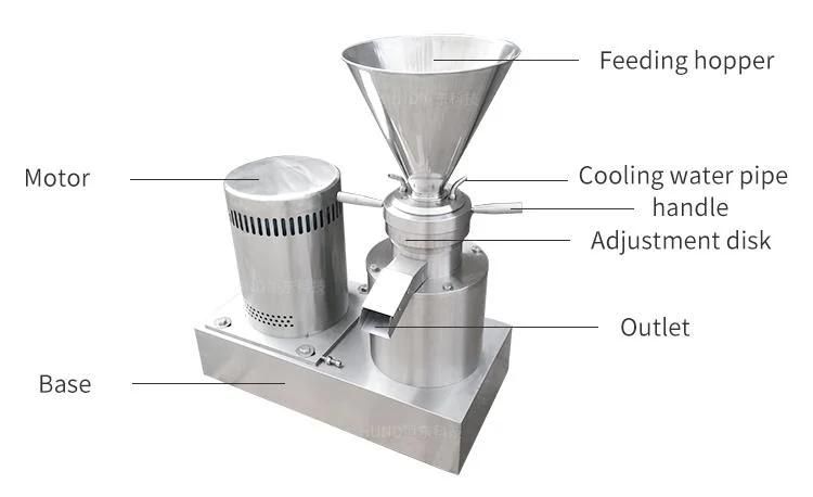 Peanut Butter Machine Peanut Butter Production Line Peanut Butter Milling Machine Peanut Machine Colloid Mill Machine Groundnut Paste Machine