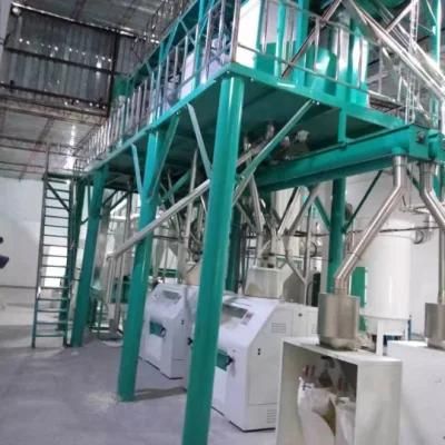 Kampala/Uganda Market Complete Line Maize Mill Machine with Ugali