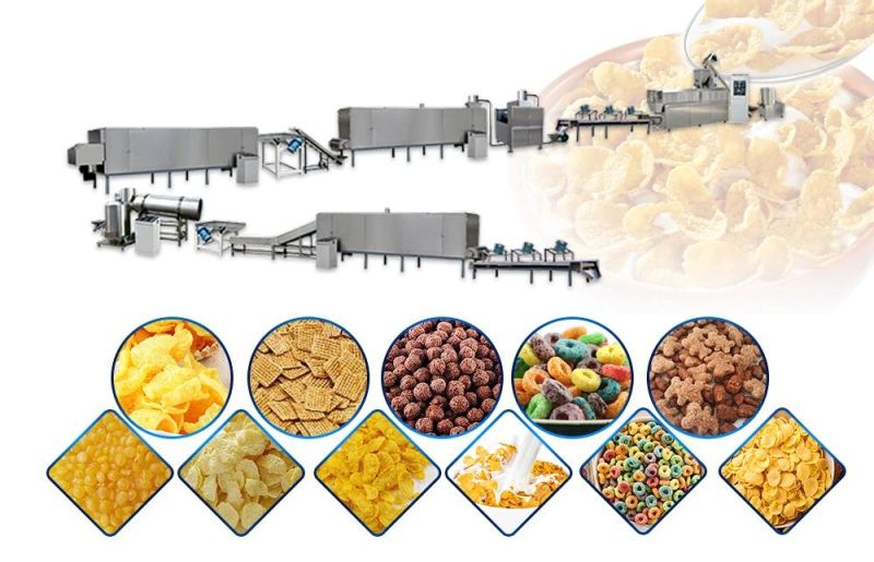 Corn Pops Cereal Making Machine Extruder