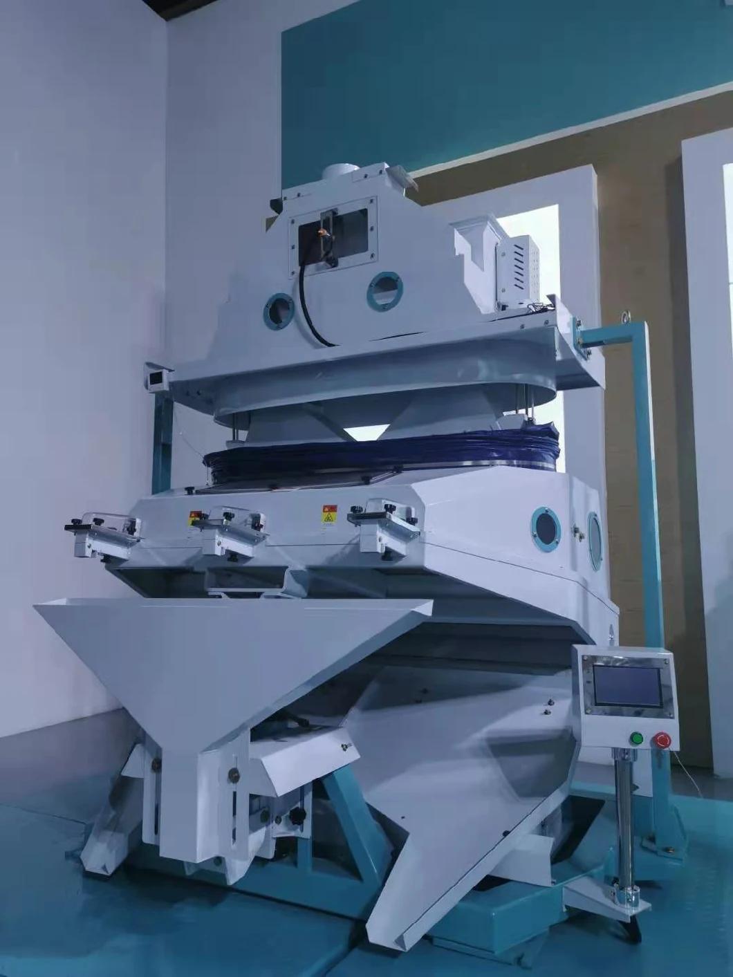 Clj Brand Rice Milling Machine Tqsx170 Single Layer Suction Type Vibrating Destoner Machine