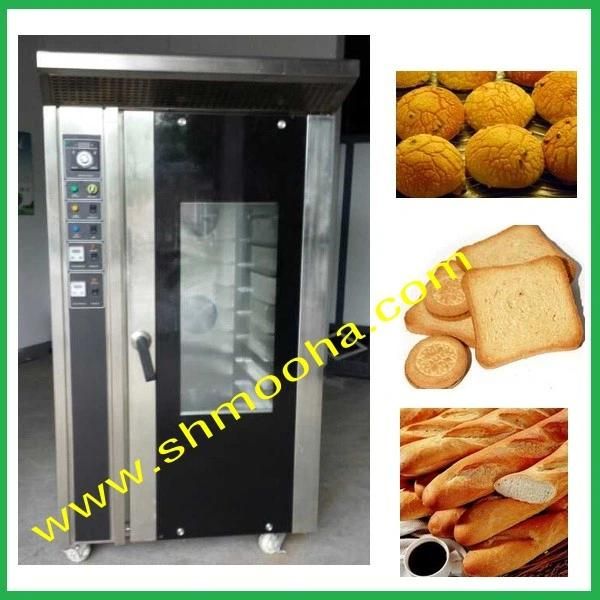 Commercial Dough Bread Baking Bakery Equipment Steam Convection Oven 12 Pans Hot Air Circulation Bread Making Machine 12 Trays Convection Oven