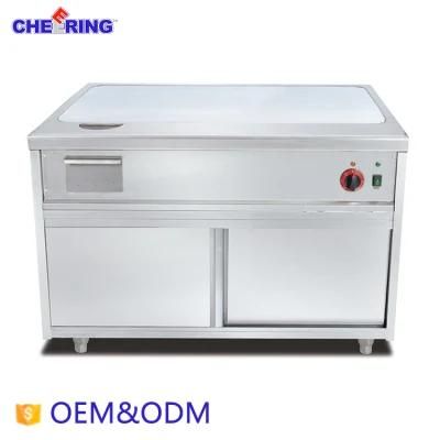 Stainless Steel Electric Teppanyaki with Griddle