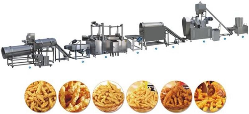 Multifunctional Fried Cheetos Kurkure Niknak Processing Line