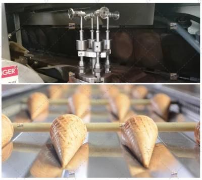 Factory Small Energy-Saving Egg Roll Ice Cream Cone Cone Machine