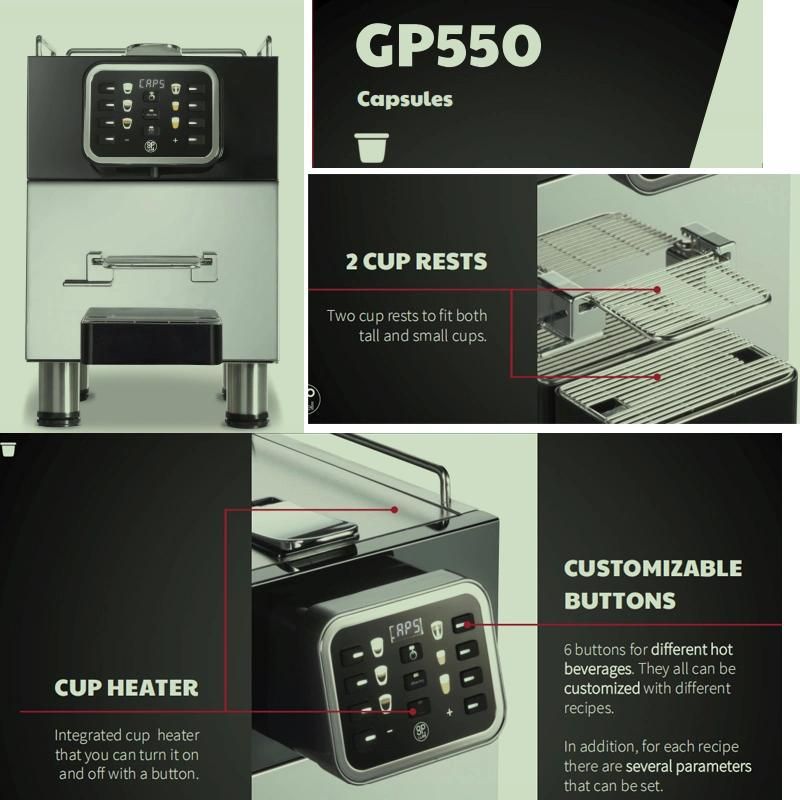 Juice Dispenser Kitchenware Expresso Maker Capsules Coffee Machine Fitness
