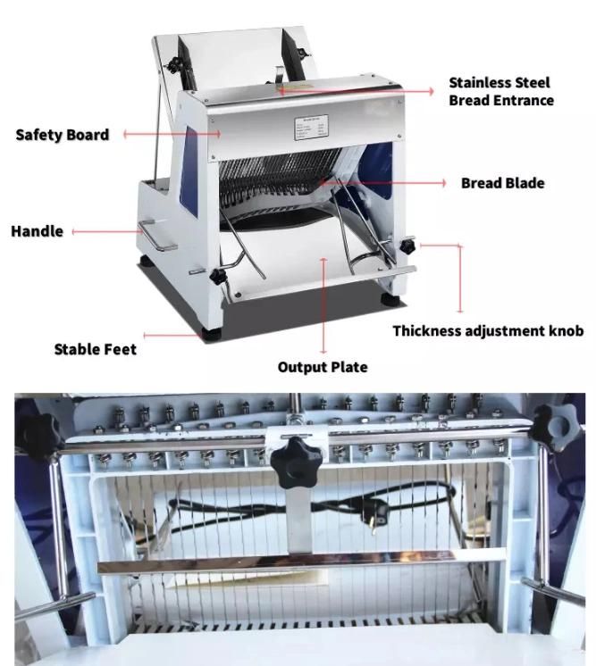 High Quality Adjustable Slide Bread Making Machine Price