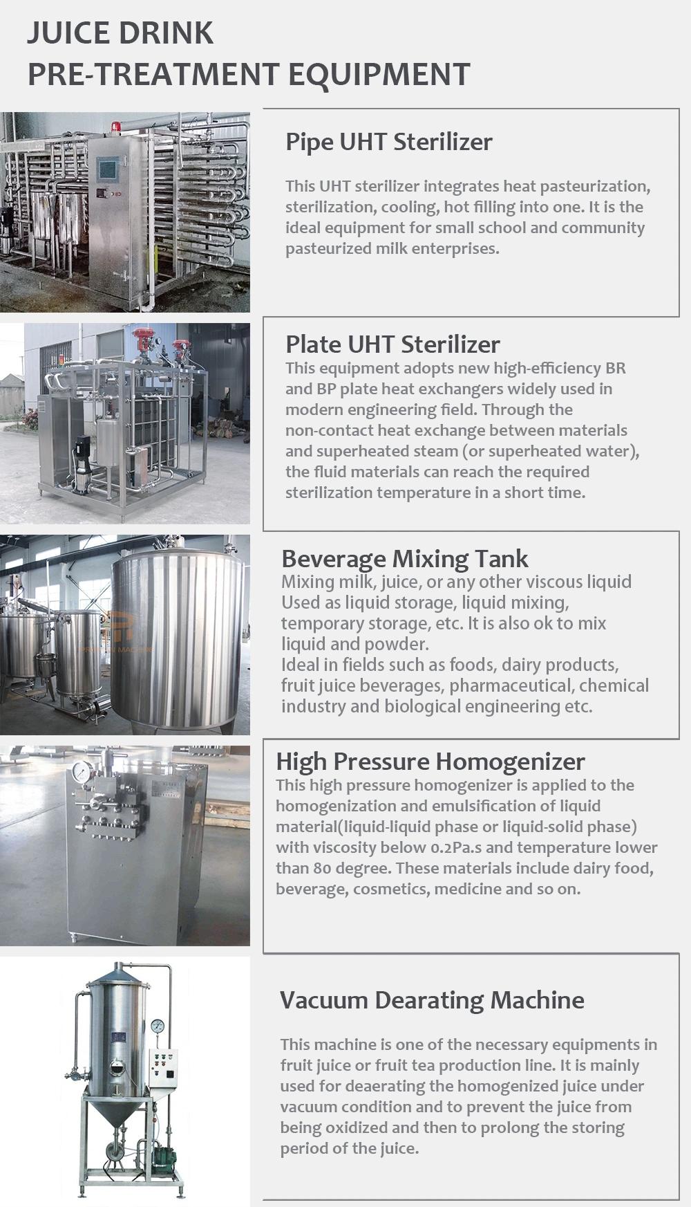 SUS304 Beverage Mixer Energy Drink Gas Water Processing Production Line Mixing Machine