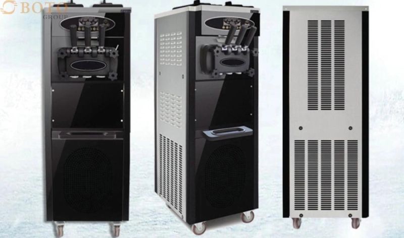 Single Ice Cream Maker Machine Soft Serve Countertop Ice Cream Making Machine