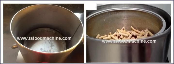 Onion Ring Deoiling Machine and Fried Food Chicken and Fish Deoiling Machine