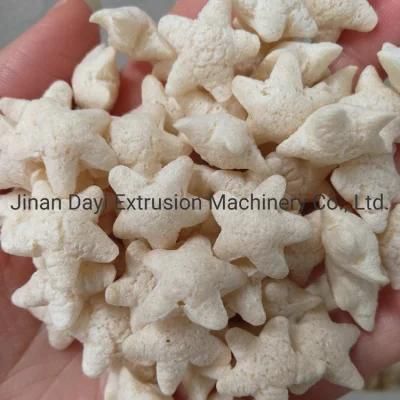 Puff Star Snack Produced by Twin Screw Extruder