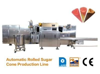 Yogurt Ice Cream Cup Cone Chocolate Waffle Cone Machine