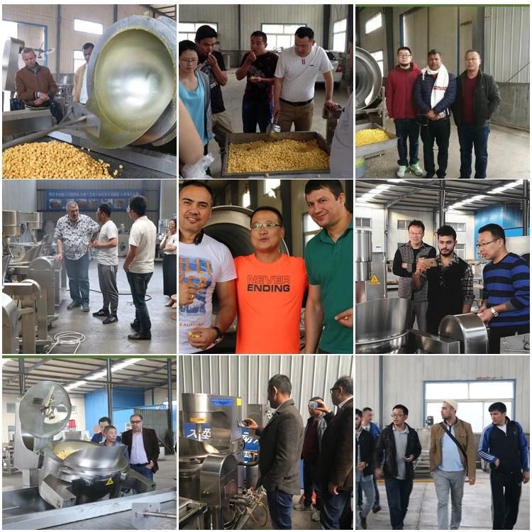 Commercial Industrial Mushroom Popcorn Machine for American Savory Popcorns