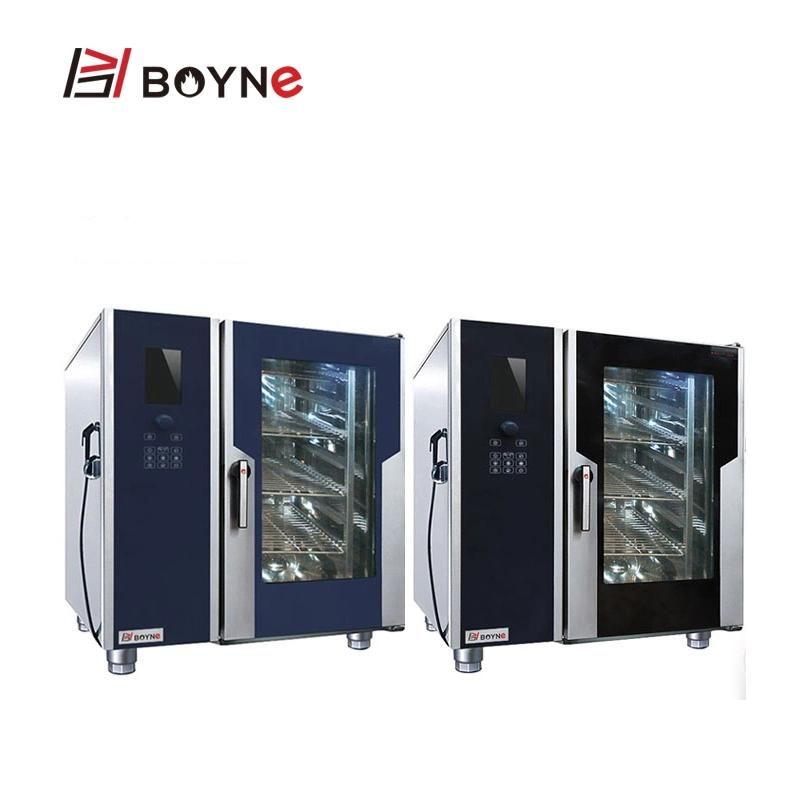 Stainless Steel Elctric LCD Version Combi Oven with Injection
