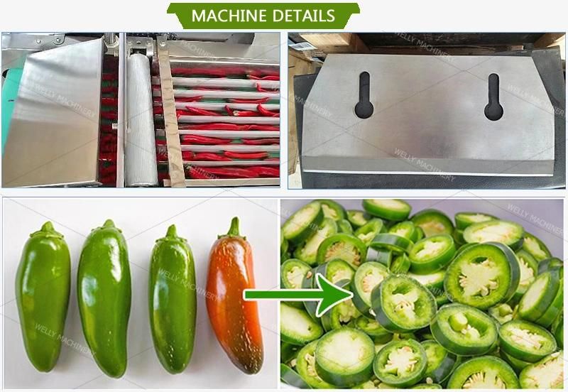 Factory Price Wet and Dried Chili Pepper Section Cutting Machine