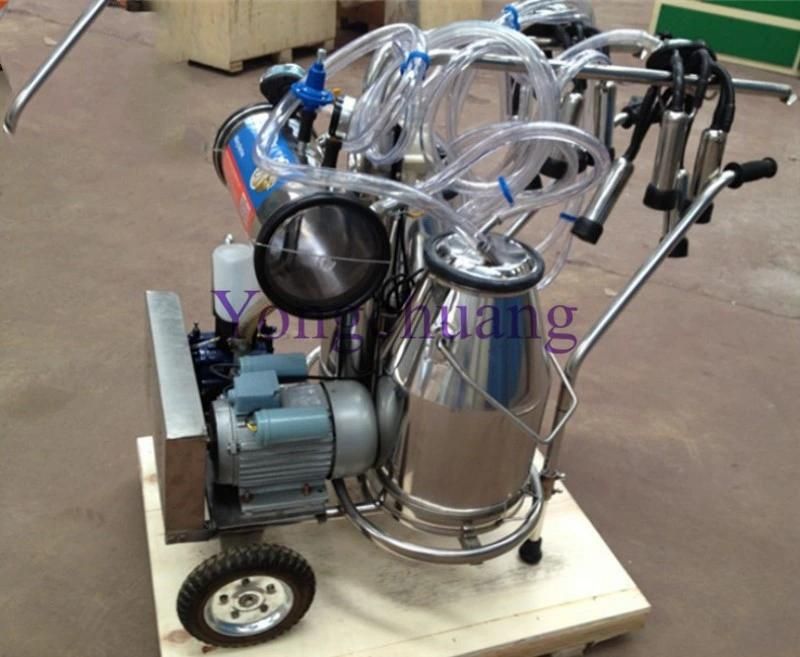 Sheep Milking Machine with Stainless Steel Barrels